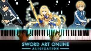 [Sword Art Online: Alicization OP] "ADAMAS" - LiSA (Piano) Видео