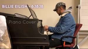 Billie Eilish - 6.18.18 (XXXTentacion Tribute) Piano Cover Видео