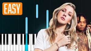 Ellie Goulding, Diplo, Swae Lee - Close To Me (100% EASY PIANO TUTORIAL) Видео