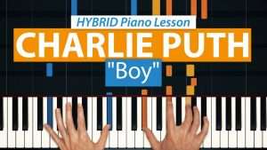 How To Play "Boy" by Charlie Puth | HDpiano (Part 1) Piano Tutorial Видео
