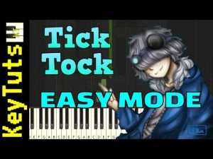 Tick Tock by SharaX (Undertronic - Undertale AU) - Easy Mode [Piano Tutorial] (Synthesia) Видео
