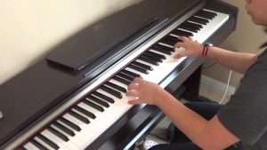 FINNEAS - Break My Heart Again piano cover and lyrics by Betty Nguyen Видео