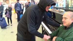 Security Says OK To Play Piano - But No Filming! Видео