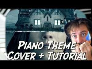 The Haunting of Hill House - Theme Piano Cover + Tutorial (How to play) OST Netflix Видео
