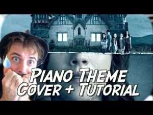 The Haunting of Hill House Music - Theme Piano Cover + Tutorial (How to play) OST Netflix Видео