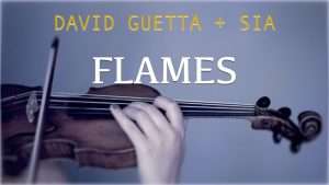 David Guetta, Sia - Flames for violin and piano (COVER) Видео