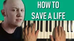 HOW TO PLAY - The Fray - How To Save A Life (Piano Tutorial Lesson) Видео