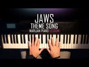 #HalloweenWeek | How To Play: Jaws - Theme Song | Piano Tutorial Lesson Видео
