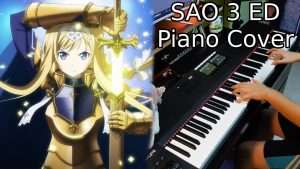 Sword Art Online: Alicization ED -「Iris」(Piano Cover) Видео