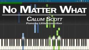 Calum Scott - No Matter What (Piano Cover) Synthesia Tutorial by LittleTranscriber Видео