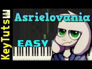 Asrielovania by Jimmy the Bassist - Easy Mode [Piano Tutorial] (Synthesia) Видео