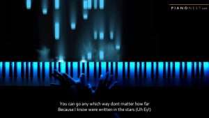John Legend & WENDY - Written In The Stars - Piano Karaoke / Sing Along Cover with Lyrics Видео