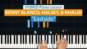 How To Play "Eastside" by Benny Blanco, Halsey, & Khalid | HDpiano (Part 1) Piano Tutorial Видео