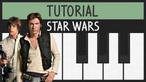 Easy Piano Tutorial: Star Wars - Slow - Melody for Keyboard / Melodica Видео