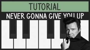 Easy Piano Tutorial: Never Gonna Give You Up (Rick Astley) - Melody for Keyboard / Melodica Видео