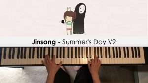 jinsang - Summer's Day v2 (Piano Cover) | Dedication #484 Видео