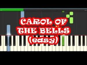 Carol Of The Bells Easy Piano Tutorial Видео