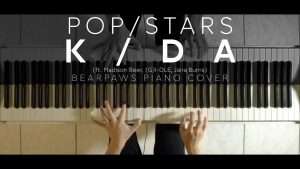 K/DA - POP/STARS 【Sheet Music / LoL / Epic / 2nd Recording】 | Bearpaws Piano Cover Видео