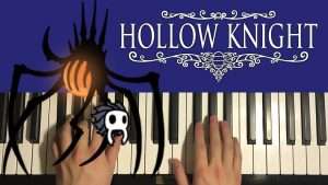 HOW TO PLAY - Hollow Knight - Nosk Theme (Piano Tutorial Lesson) Видео