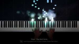 Shaun「Way Back Home」Piano Видео